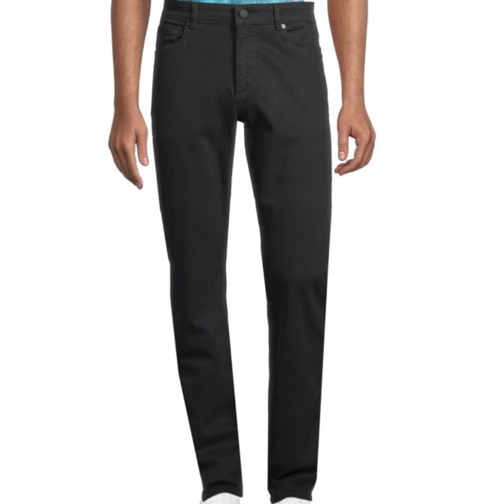 DL1961 MEN’S RUSSELL SLIM STRAIGHT BLACK DENIM JEANS SIZE 32 x 34 NWT